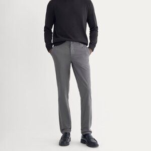 Everlane Men's Performance Chino | Uniform in Slate Grey, Slim, Size 31x32